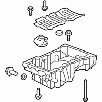 OEM 2013 Cadillac ATS Oil Pan - 12651559