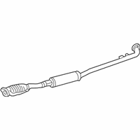 OEM 2002 Toyota Camry Intermed Pipe - 17420-0A200