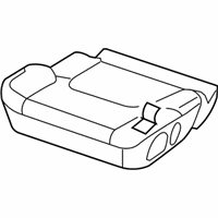 OEM 2006 Nissan Pathfinder Cushion Assy-Front Seat - 87350-EA002