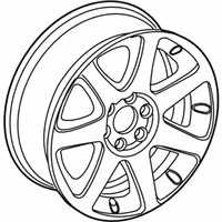 OEM 2009 Buick Enclave Wheel, Alloy - 9596001