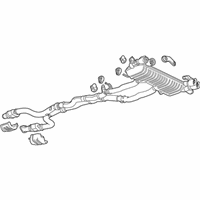 OEM Chevrolet Muffler - 84560768