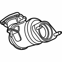 OEM 2021 Chevrolet Camaro Catalytic Converter - 23463698