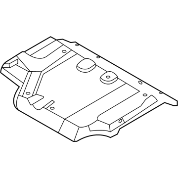 OEM 2021 Nissan Sentra Heat Insulator-Trunk Floor - 74772-6LH0A