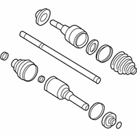 OEM 2004 Mercury Mountaineer Axle Assembly - 5L2Z-4K139-B