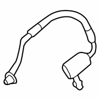 OEM 2022 Nissan Leaf Hose Flexible, High - 92490-6WK0B