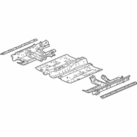 OEM 2021 Honda Accord FLOOR COMP, FR - 65100-TWA-315ZZ