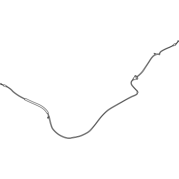 OEM 2022 Nissan Frontier CABLE ASSY-HOOD LOCK CONTROL - 65621-9BU0A