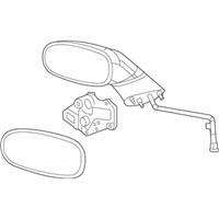 OEM Chevrolet SSR Mirror, Outside Rear View - 10390214