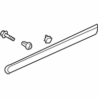 OEM 2008 Hyundai Entourage Moulding Assembly-Front Door Waist Line, RH - 87712-4J000-6C