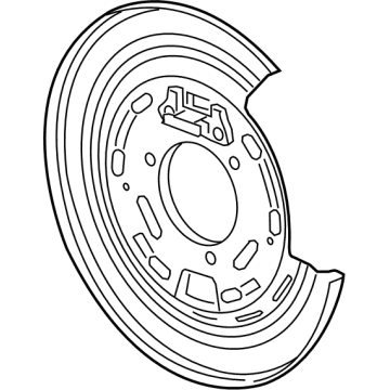 OEM 2020 Cadillac CT5 Backing Plate - 92274272