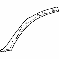 OEM Toyota Land Cruiser Weatherstrip Pillar Trim - 62210-60071-B0