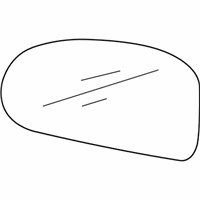 OEM 2006 Hyundai Sonata Mirror & Holder-Outside Rear, RH - 87621-0A000