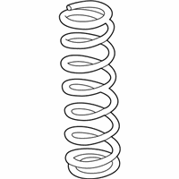 OEM 1999 Honda Accord Spring, Rear - 52441-S84-A22