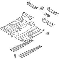 OEM 2014 Ford Fusion Front Floor Pan - HG9Z-5411135-C