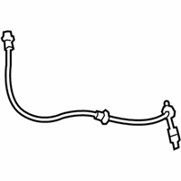 OEM BMW X7 Brake Hose Front - 34-32-6-877-690