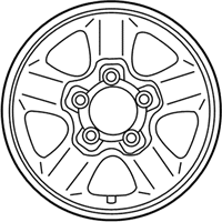 OEM Toyota Land Cruiser Wheel, Alloy - 42611-60510