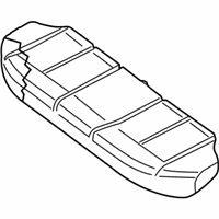 OEM 2007 Nissan Altima Cushion Assy-Rear Seat - 88300-JA21A