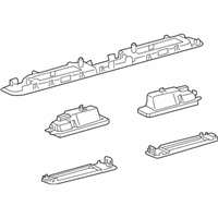 OEM Lexus LC500h Lamp Sub-Assy, License Plate - 81204-11010