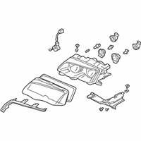 OEM 2001 BMW 325i Left Headlight - 63-12-6-902-753