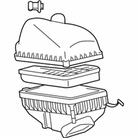 OEM Toyota Solara Air Cleaner Assembly - 17700-0A041