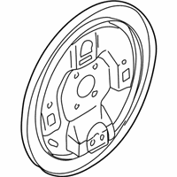 OEM 1996 Nissan Quest Plate Assy-Back, Rear Brake Rh - 44020-0B001