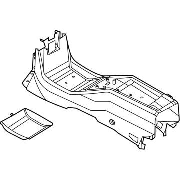 OEM 2021 Ford Mustang Mach-E COVER - FRONT CONSOLE PANEL - LJ8Z-5804608-AA