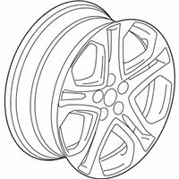 OEM 2016 Chevrolet SS Wheel Rim-Rear - 92284988