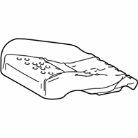 OEM Lexus IS300 Pad Sub-Assembly, Front Seat - 71502-53160