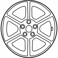 OEM 2009 Nissan 350Z Aluminum Wheel - 40300-CF025