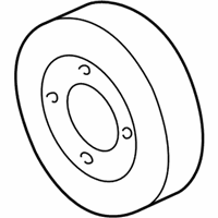 OEM 1990 Pontiac 6000 Serpentine Idler Pulley - 14091833