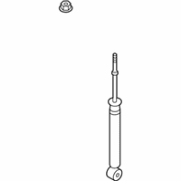 OEM 2018 Nissan Leaf ABSORBER Kit - Shock, Rear - E6210-5SA1A
