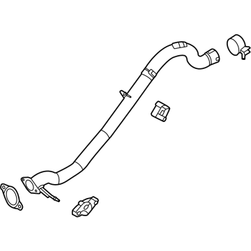OEM 2021 Ford Bronco EXTENSION - EXHAUST PIPE - MB3Z-5A212-C