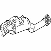 OEM BMW Z4 Exchange. Exhaust Manifold With Catalyst - 18-40-7-586-688