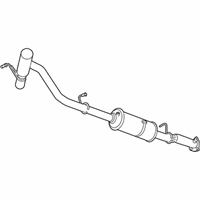 OEM 2022 GMC Savana 2500 Muffler W/Tailpipe - 84383053