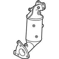 OEM 2019 Chevrolet Colorado Warm Up 3Way Catalytic Convertor Assembly - 55589482