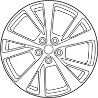 OEM 2018 Nissan Maxima Aluminum Wheel - 40300-4RA8E