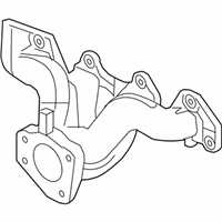 OEM 2009 Pontiac Solstice Engine Exhaust Manifold - 12602397