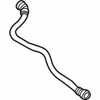 OEM 2006 BMW 750Li Engine Coolant Overflow Hose - 17-12-7-508-015