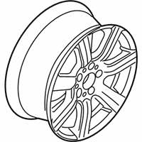 OEM 2010 Mercury Milan Wheel, Alloy - 9N7Z-1007-A