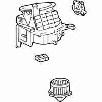 OEM 2001 Toyota Land Cruiser Blower Assembly - 87130-60372