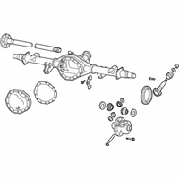 OEM Ram 3500 Axle-Rear Complete - 68226810AG