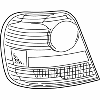 OEM 2004 Toyota Echo Lens & Housing - 81551-52320