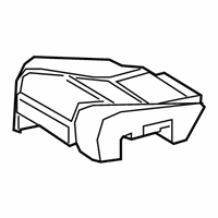 OEM Lexus RX450hL Pad, Rear NO.1 Seat Cushion - 71611-48360