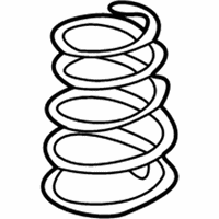 OEM Toyota Highlander Coil Spring - 48231-48121