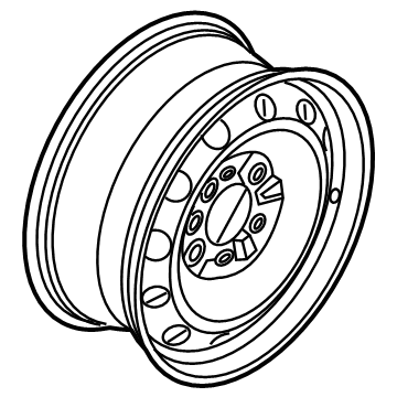 OEM 2021 Lincoln Navigator Wheel, Spare - JL1Z-1007-A
