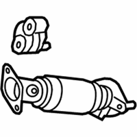 OEM 2014 Kia Forte Front Muffler Assembly - 28610A7400