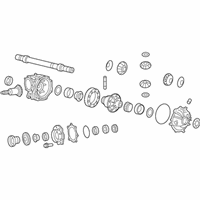 OEM Cadillac SRX Differential Carrier Assembly (3.23 Ratio) - 25978161