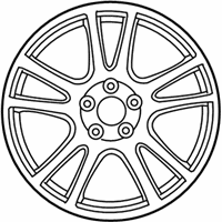 OEM 2018 Infiniti Q50 Spare Tire Wheel Assembly - 40300-4HK6A