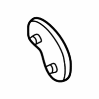 OEM 1990 Nissan Pulsar NX Plate-Lock - 11215-50A15