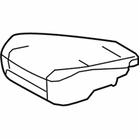 OEM 2012 Toyota Corolla Seat Cushion Pad - 71512-12360